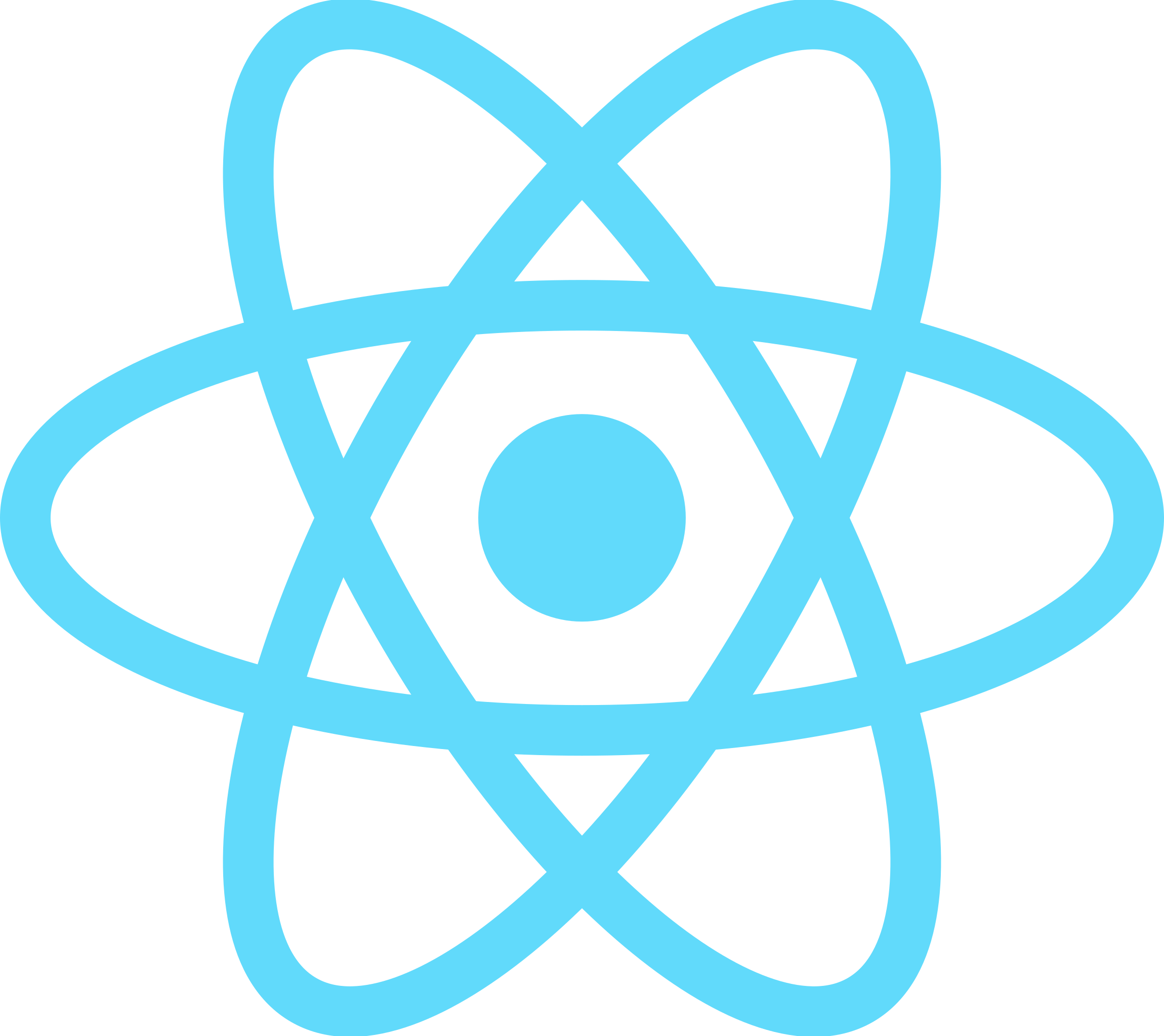Ícone do React Native.